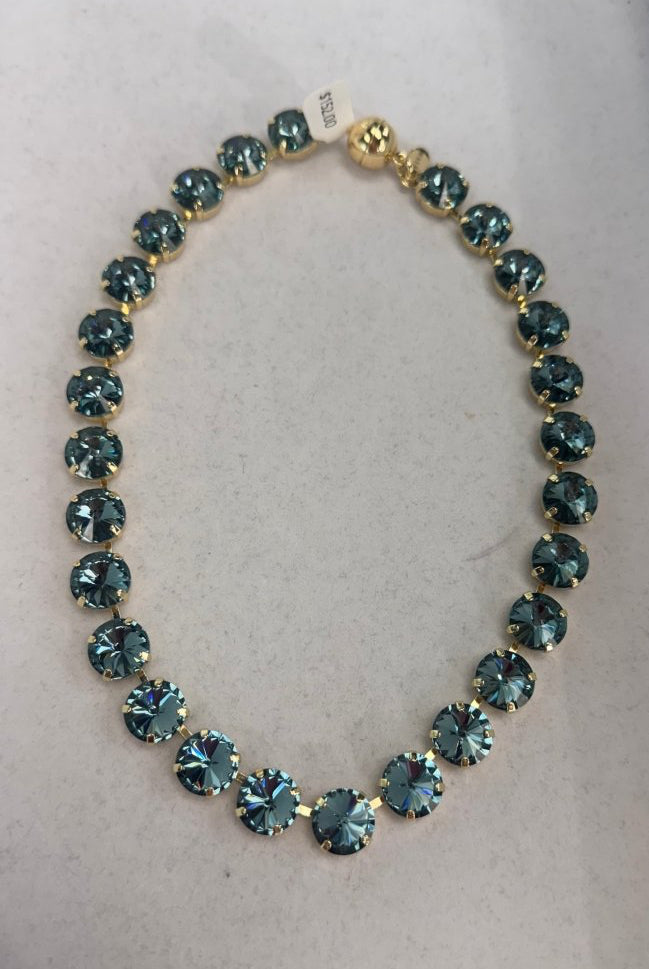 Hello Lovely 12MM Necklace in Gray - Macoma Boutique315 Jewelry
