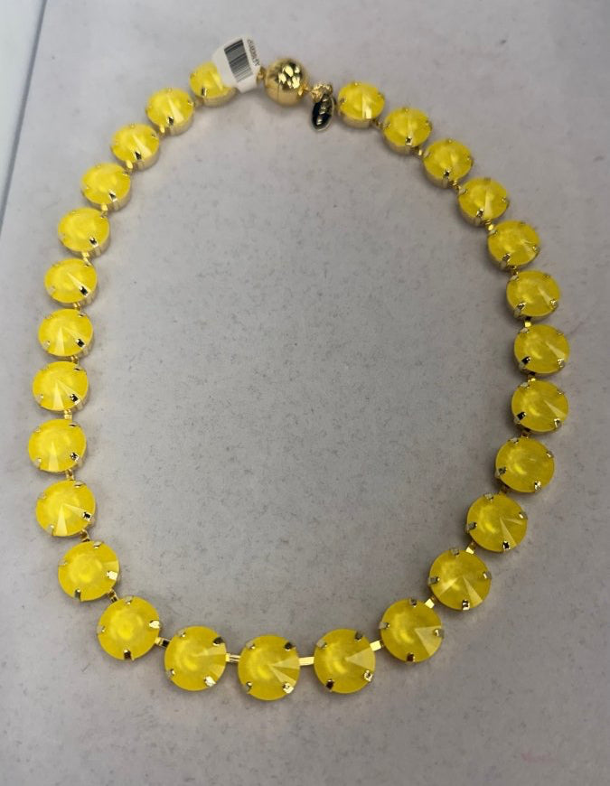 Hello Lovely 12MM Necklace in Light Yellow - Macoma Boutique315 Jewelry
