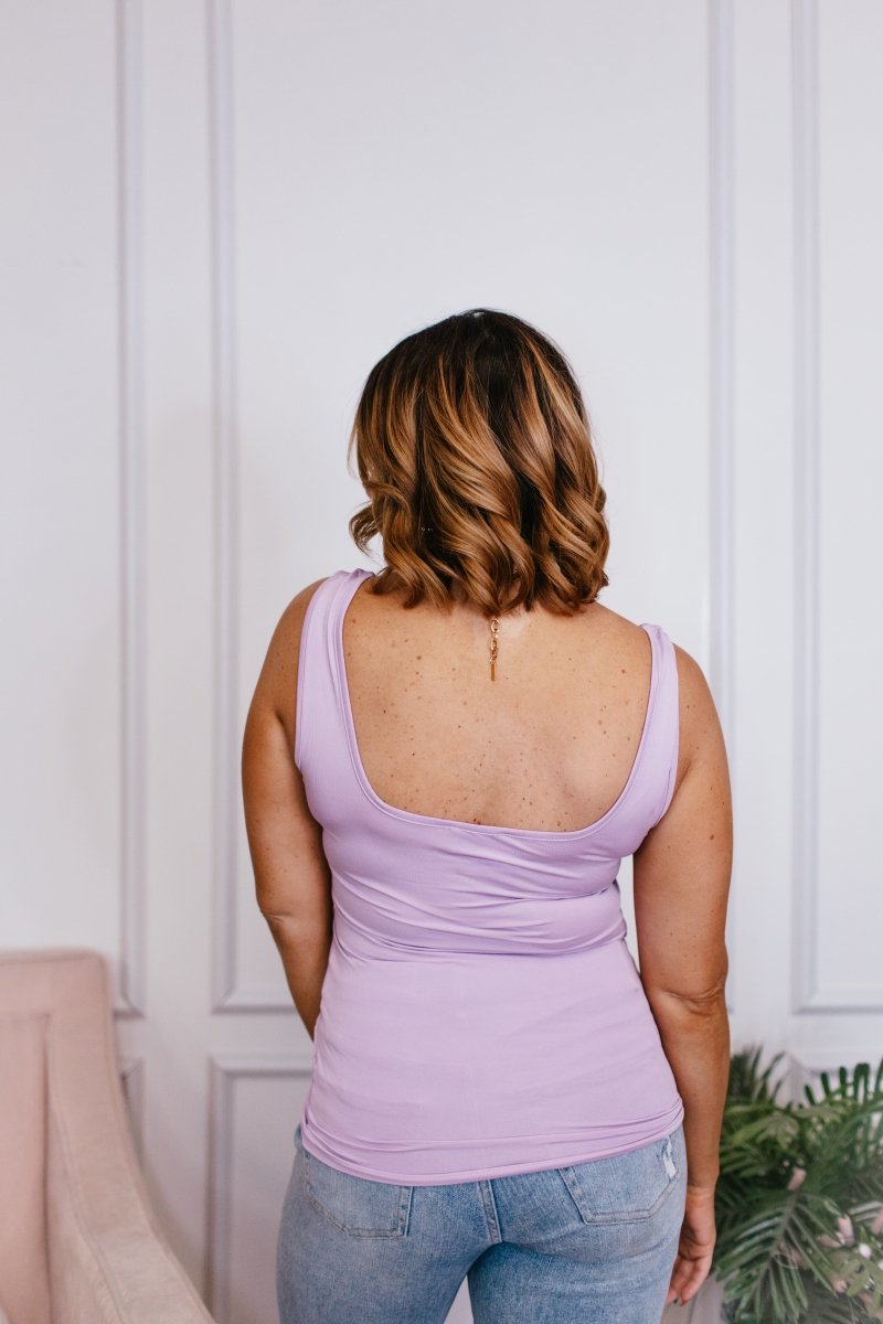 Here's The Scoop Tank in Lilac - Reg/Curvy - FINAL SALE - Macoma Boutique110 Tanks