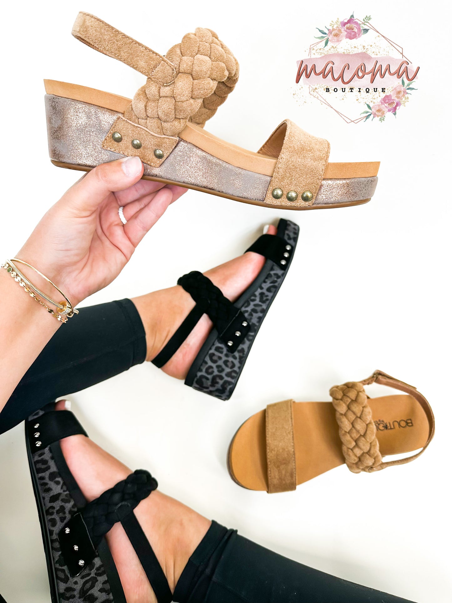 Corky's Camel Suede Pleasant Sandals