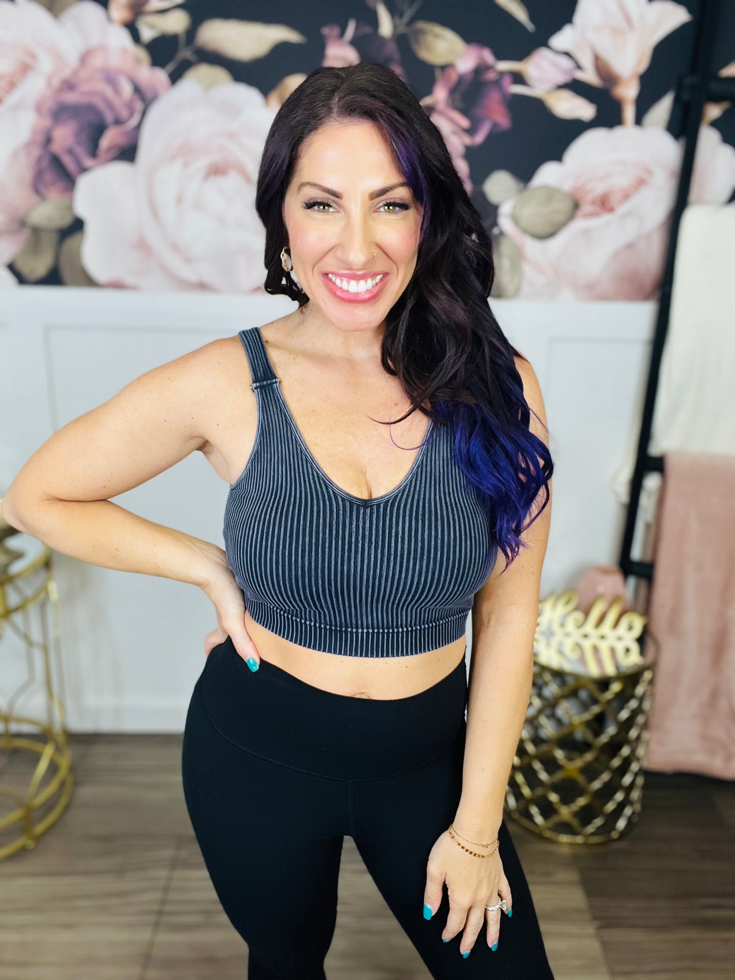 Stuck With You Cropped Tank Top