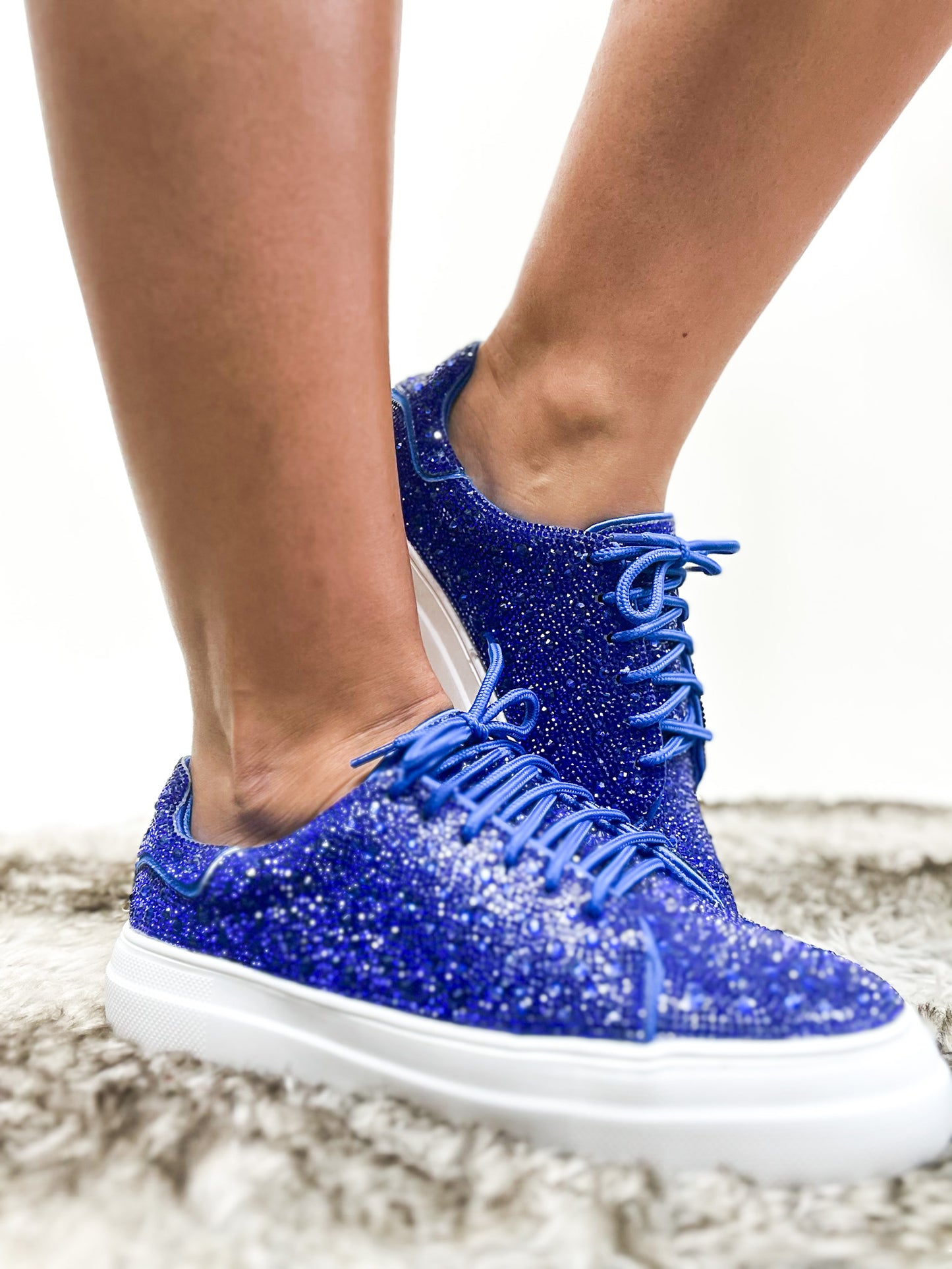 Corky's Electric Blue Bedazzle Sneakers -FINAL SALE