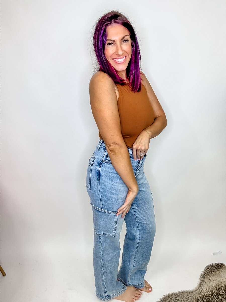 Judy Blue Wide Leg Wanderer Jeans - Macoma Boutique170 Denim