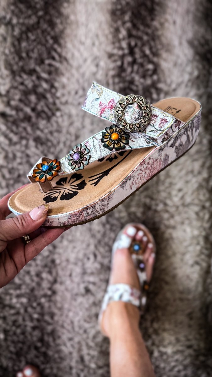 L'artiste Ice Multi Blissbloom Sandals - Macoma Boutique304 Sandals