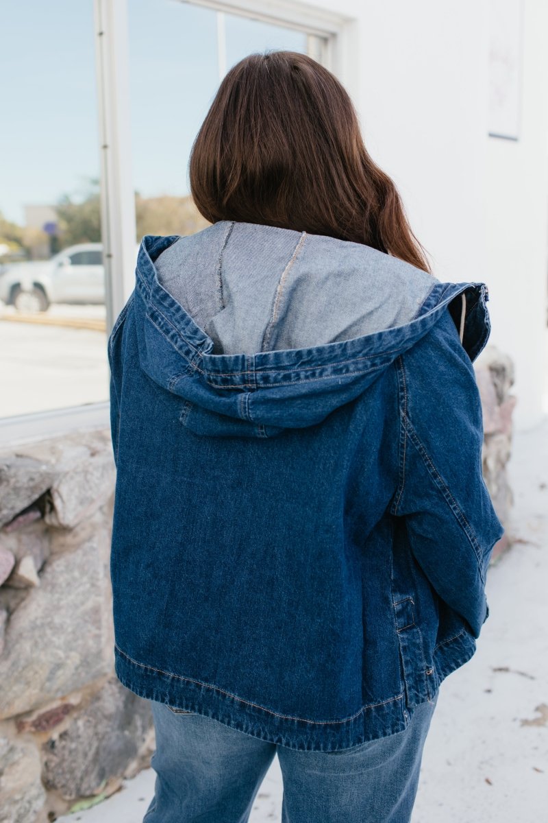 Layer Up Denim Jacket - Reg & Curvy - Macoma Boutique240 Jackets/Blazers
