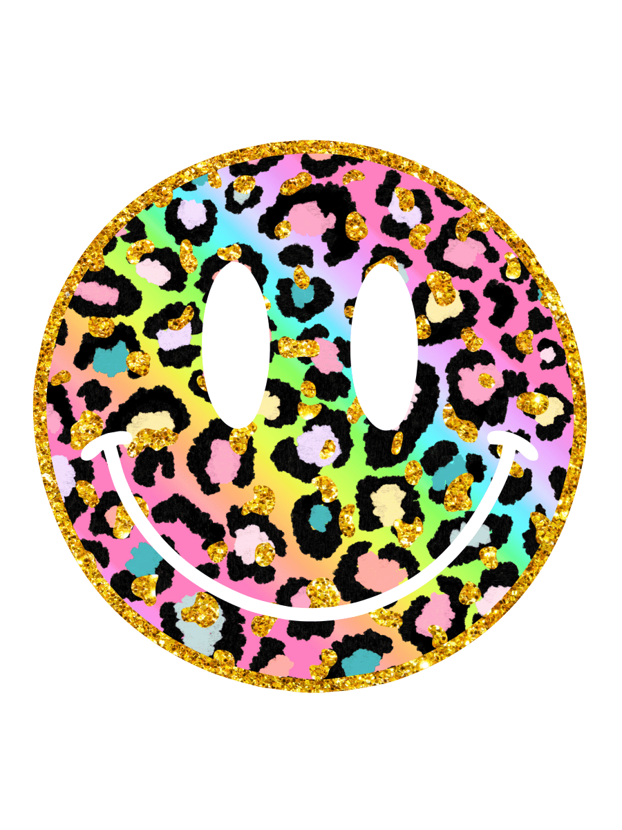 Leopard Smiley Graphic Tee - FINAL SALE - Macoma Boutique555 Presales
