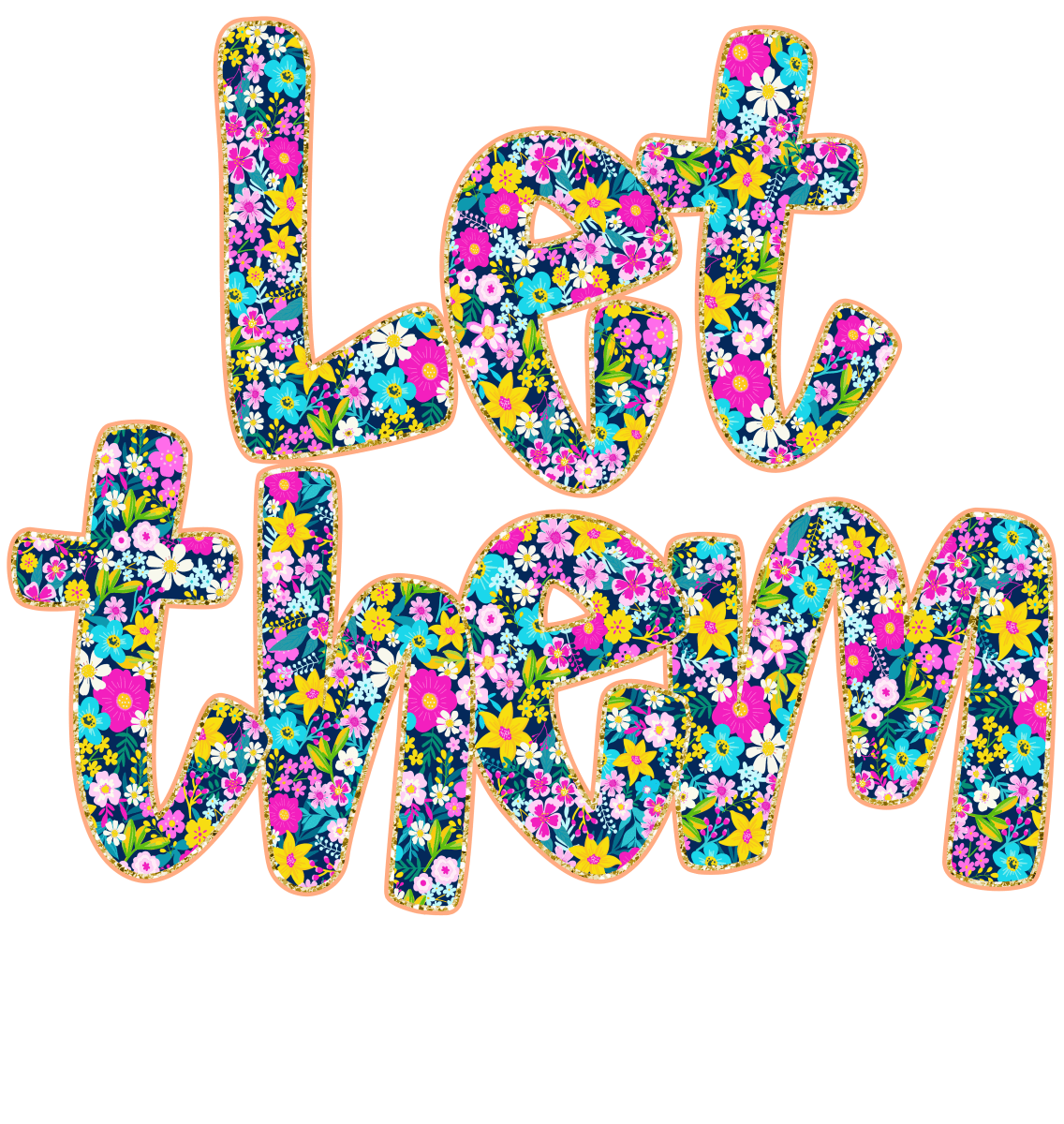 Let Them Graphic Tee - FINAL SALE - Macoma Boutique555 Presales