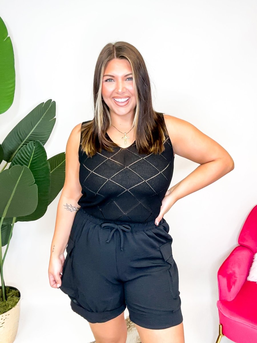 Let's Go Cargo Shorts - Reg/Curvy - FINAL SALE - Macoma Boutique180 Shorts