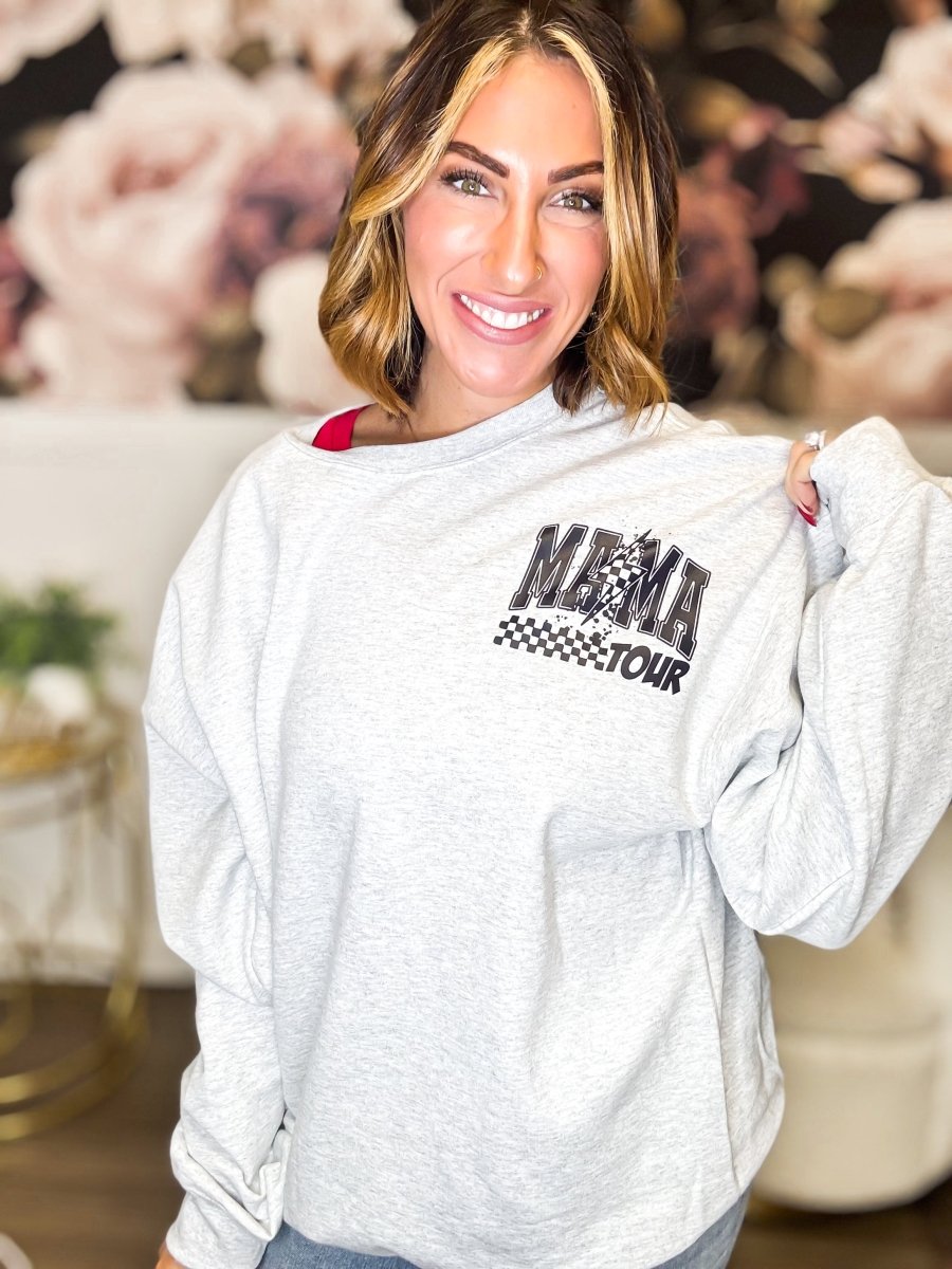 Mama World Tour Graphic Pullover - FINAL SALE - Macoma Boutique555 Presales