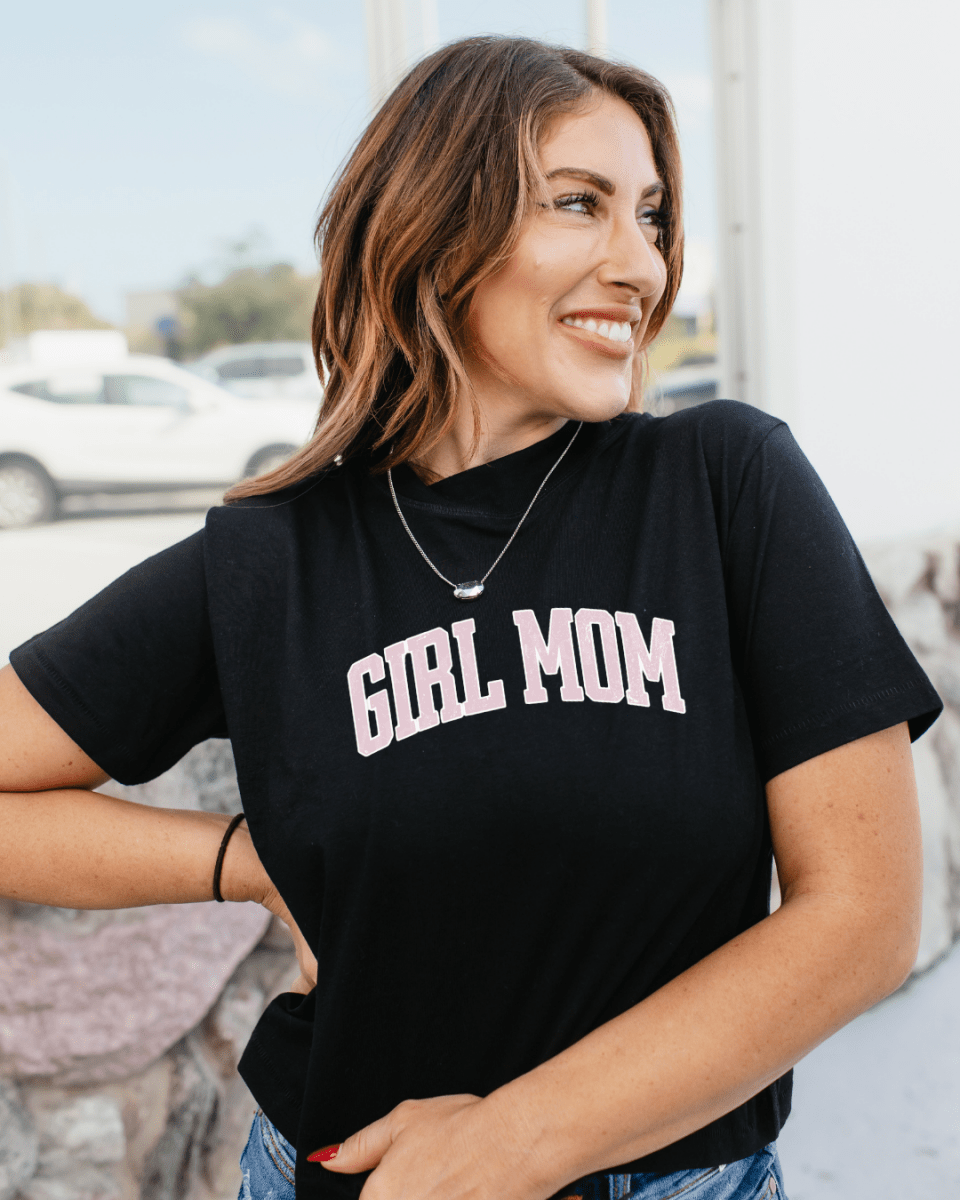 Mom Black Graphic Tee - FINAL SALE - Macoma Boutique555 Presales