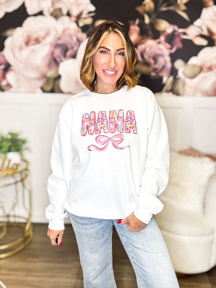 Nana Graphic Pullover - FINAL SALE - Macoma Boutique555 Presales