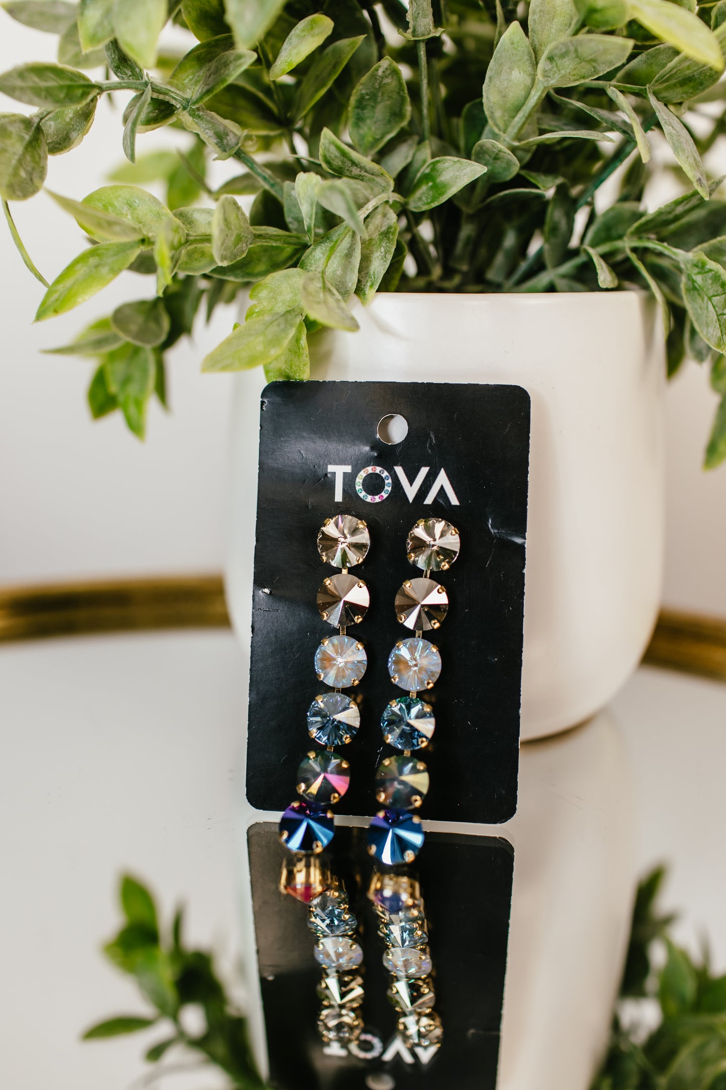 Tova Nora Earrings in Midnight Express - FINAL SALE