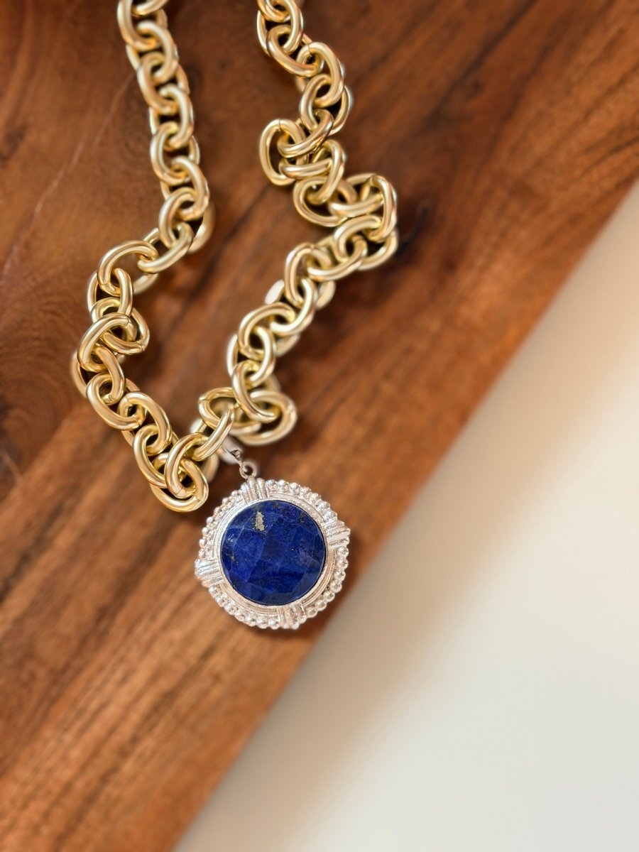Party Favor Charm in Blue - Macoma Boutique315 Jewelry
