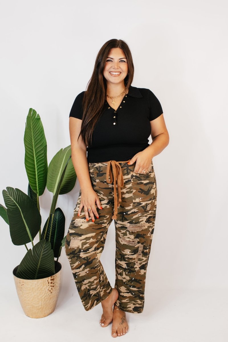 Polished & Poised Top - Reg & Curvy - Macoma Boutique100 Short Sleeve