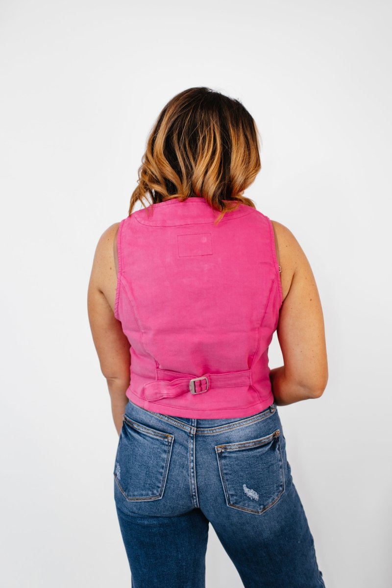 Power Pop Vest - Reg/Curvy - Macoma Boutique110 Tanks