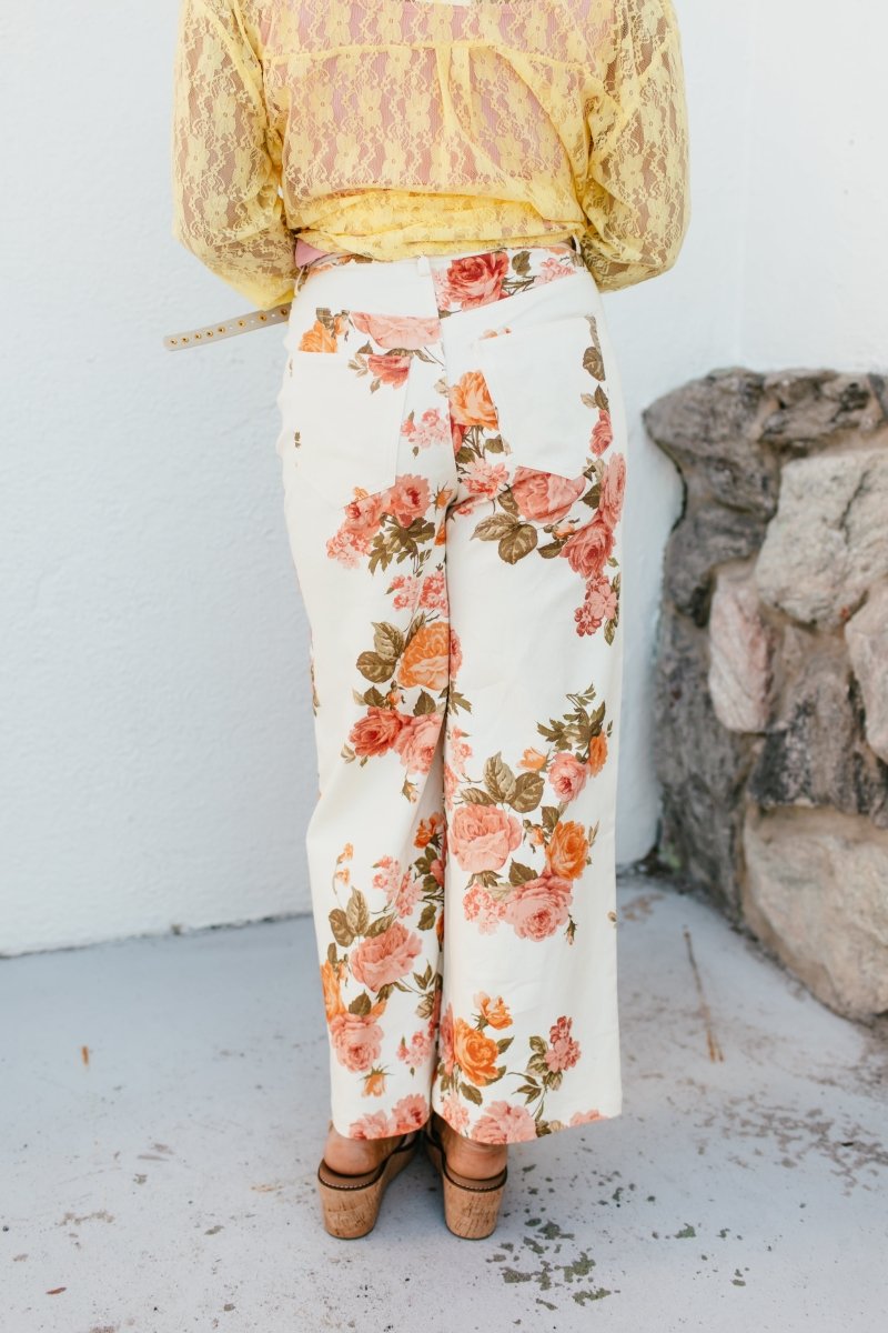 Pretty In Petals Pants - Macoma Boutique210 Other Bottoms