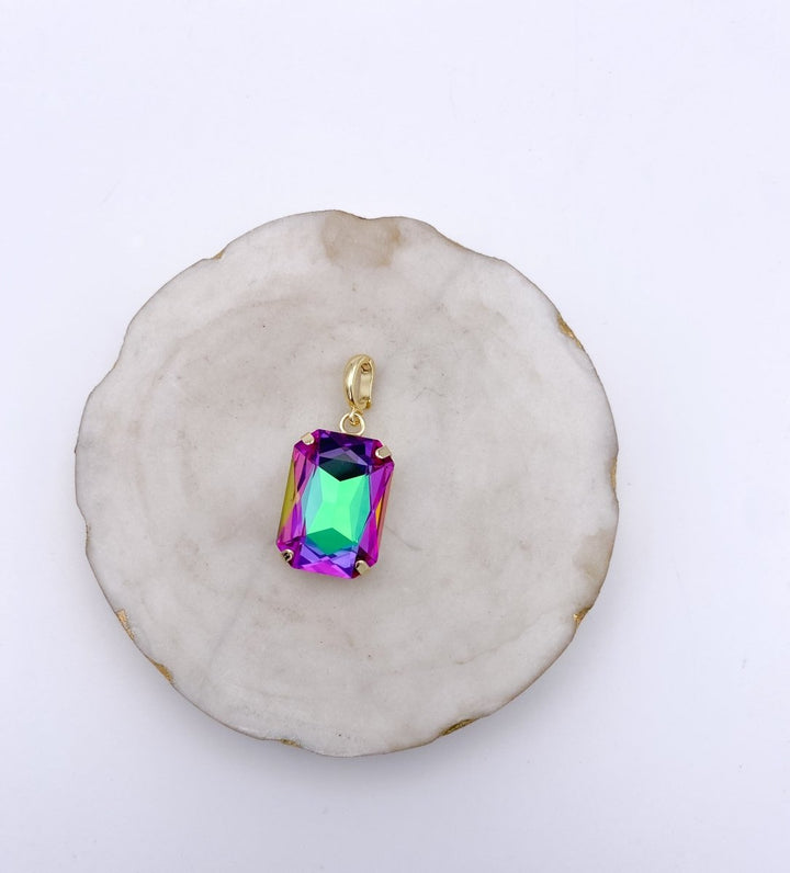 Rectangular Charm in Midnight - Macoma Boutique310 Accessories/Jewelry