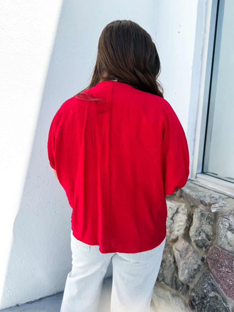 Red Hot Top - Macoma Boutique100 Short Sleeve