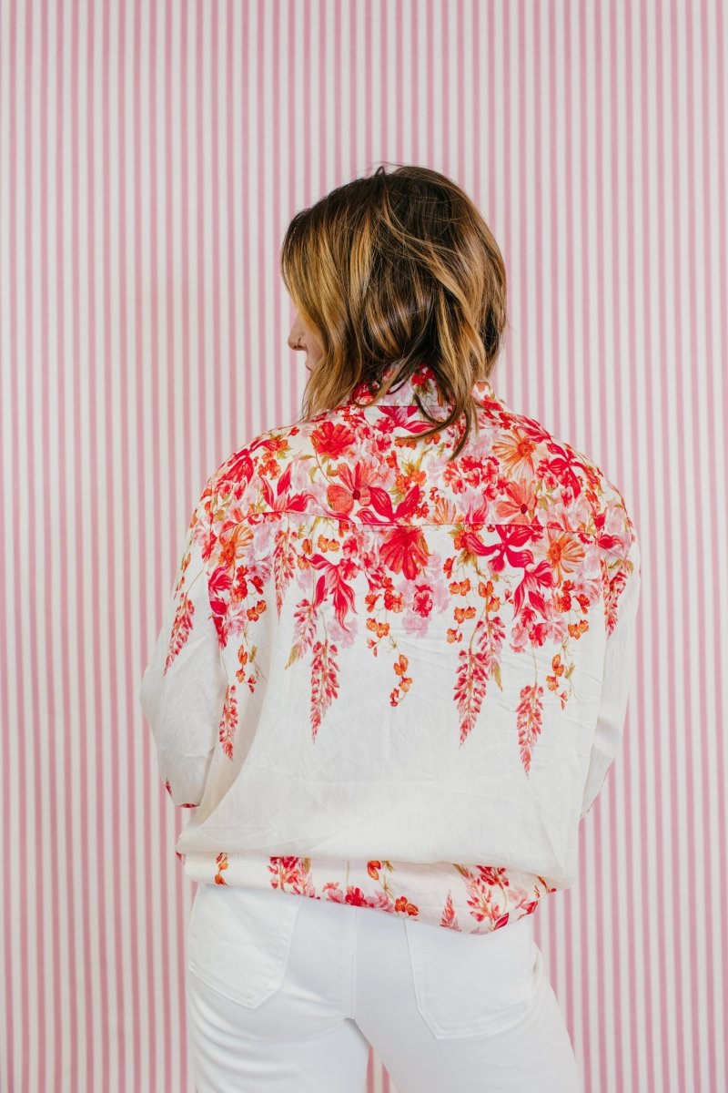 Romantic Drift Floral Top - Macoma Boutique120 Long Sleeve