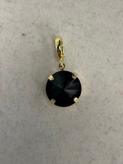 Round Charm 10MM in Eclipse - Macoma Boutique315 Jewelry