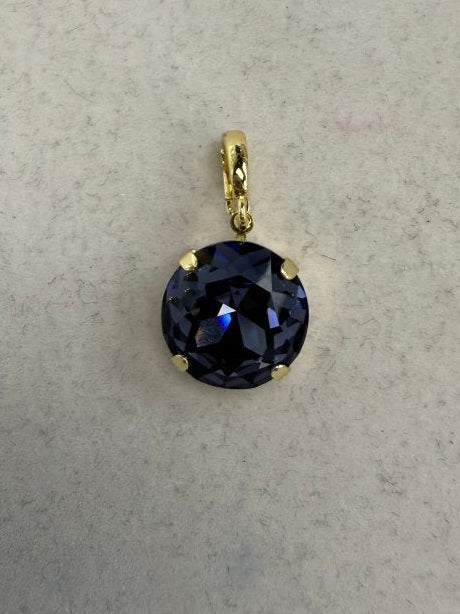 Round Charm 12MM in Twilight - Macoma Boutique315 Jewelry