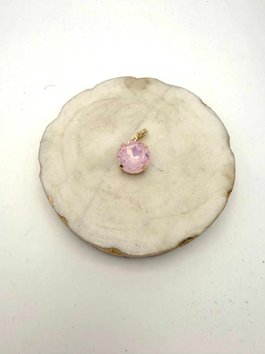 Round Charm 16MM in Orchid Glow - Macoma Boutique315 Jewelry