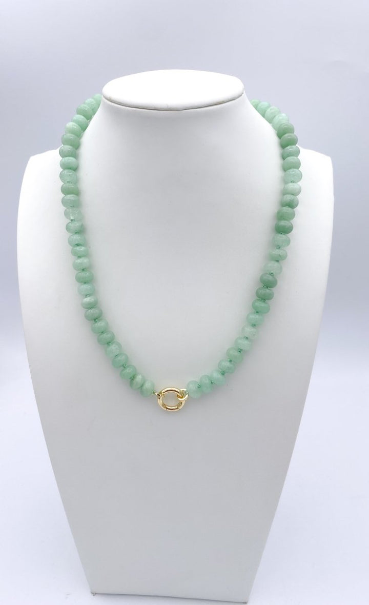 Saltwater Stones Necklace in Jade - Macoma Boutique310 Accessories/Jewelry
