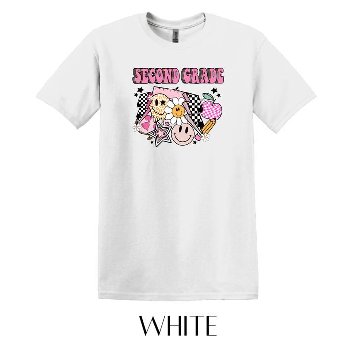 Second Grade Graphic Tee - FINAL SALE - Macoma Boutique555 Presales