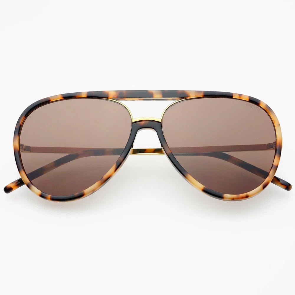 Shay Sunglasses In Milky Tortoise/Solid Brown - Macoma Boutique310 Accessories/Jewelry
