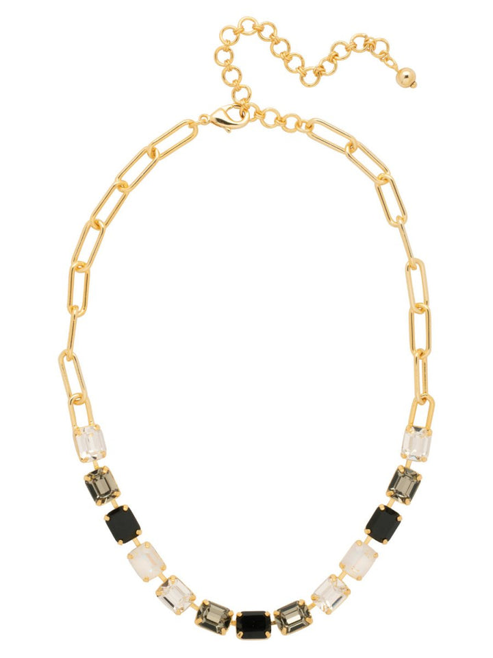 Sorrelli Starry Night Octavia Paperclip Tennis Necklace - Macoma Boutique310 Accessories/Jewelry