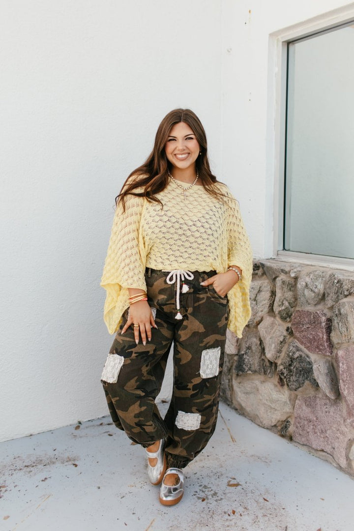 Spring Free Spirit Bell Sleeve Top In Yellow - Macoma Boutique120 Long Sleeve
