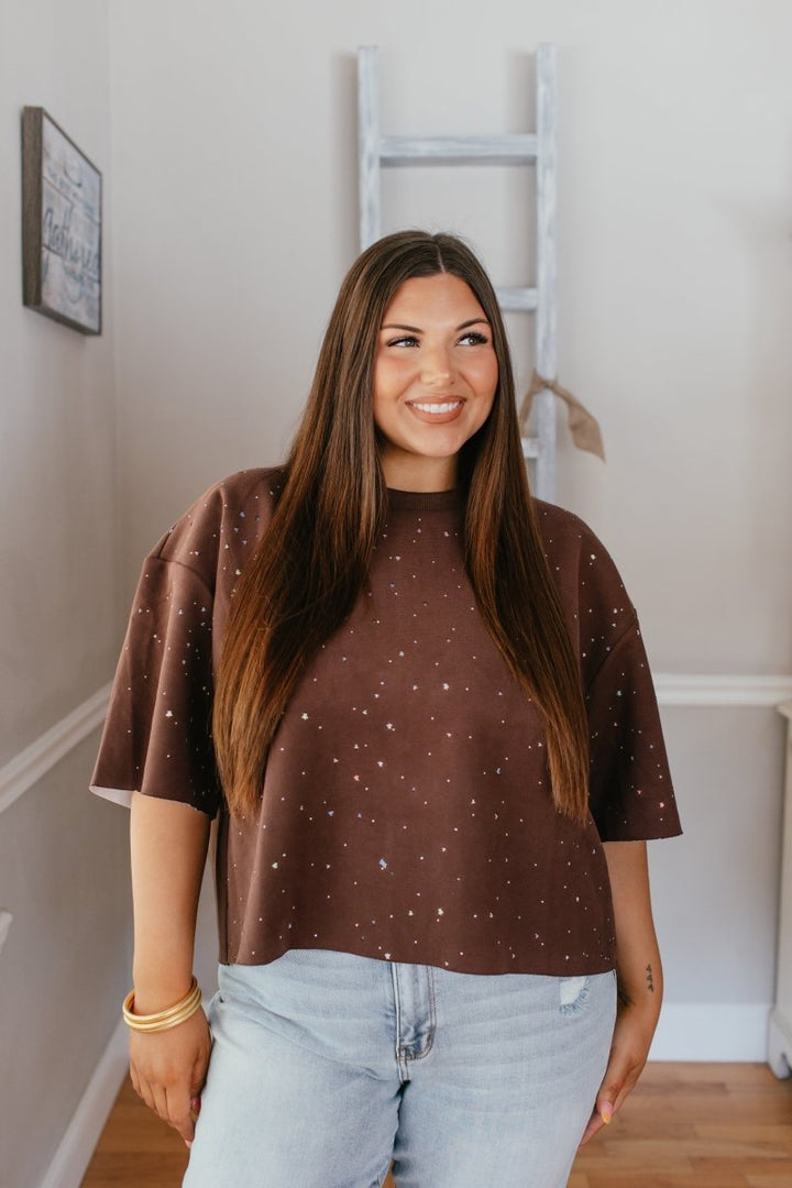 Sprinkle Of Fun Top - Reg & Curvy - Macoma Boutique100 Short Sleeve