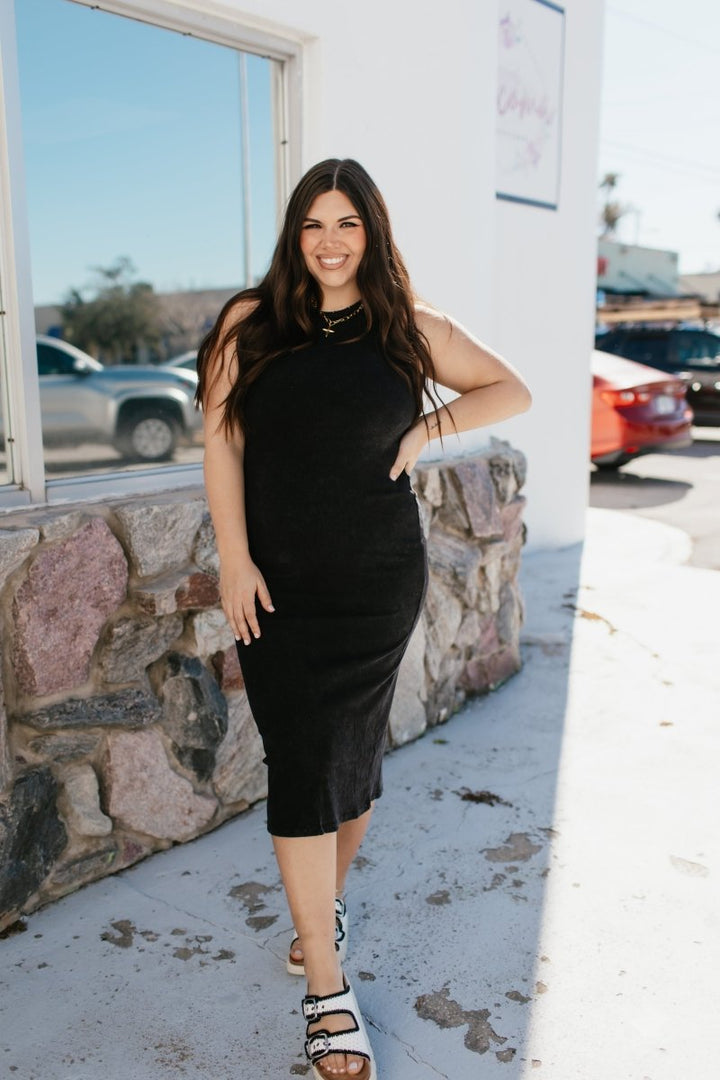 Timeless Fit Midi Dress - Macoma Boutique250 Dresses