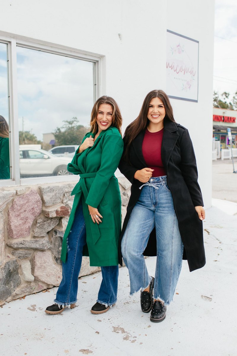 Top Notch Coat In Black - Macoma Boutique240 Jackets/Blazers