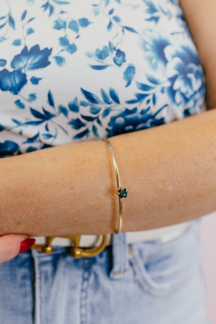 Tova Ada Bangle In Chrysolite Citrine - Macoma Boutique310 Accessories/Jewelry