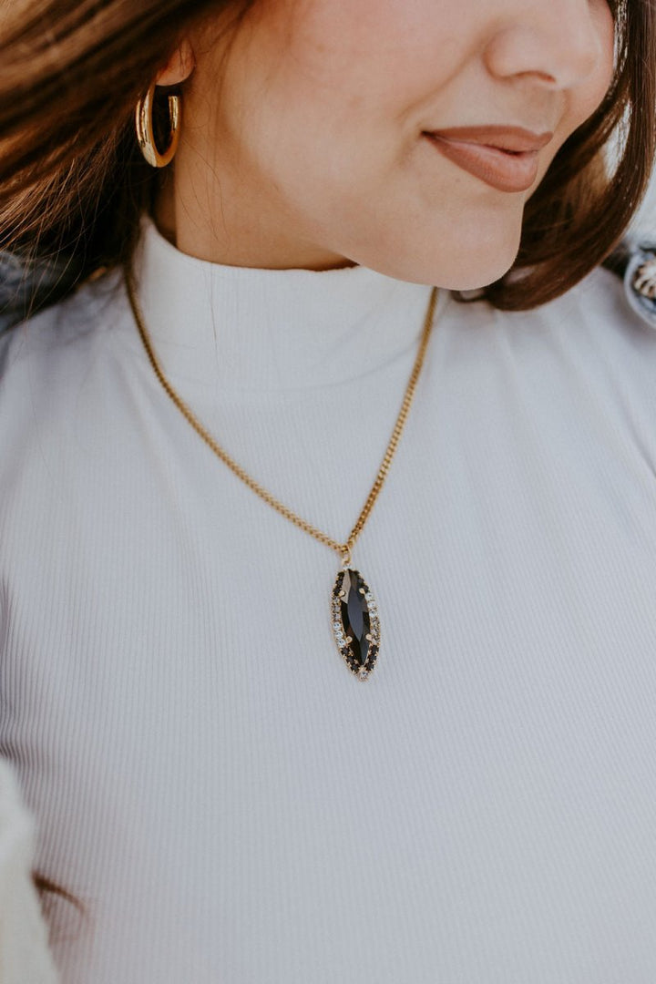 Tova Alyssa Necklace in Jet - Macoma Boutique310 Accessories/Jewelry