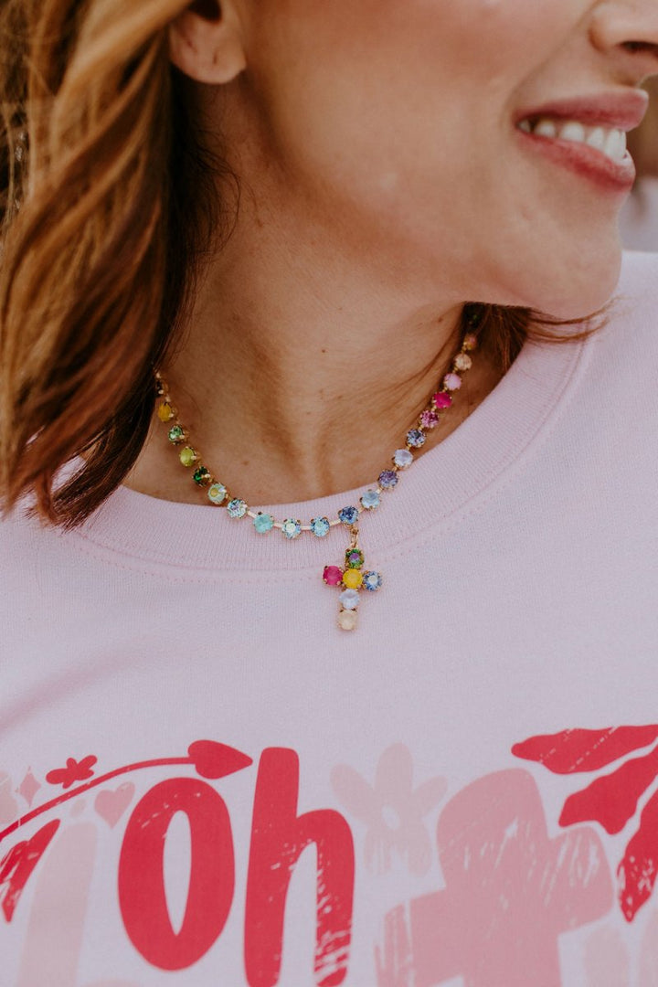 Tova Baby Donatella Necklace In Candy Crush - Macoma Boutique310 Accessories/Jewelry