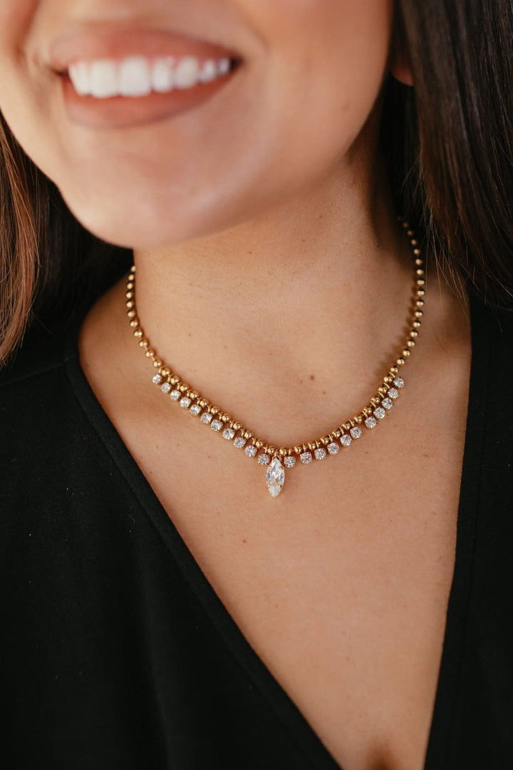 Tova Callie Necklace In Gold - Macoma Boutique310 Accessories/Jewelry
