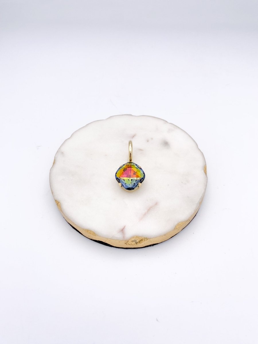 Tova Houston Pendants - Cushion Square Golden Sahara - Macoma Boutique310 Accessories/Jewelry