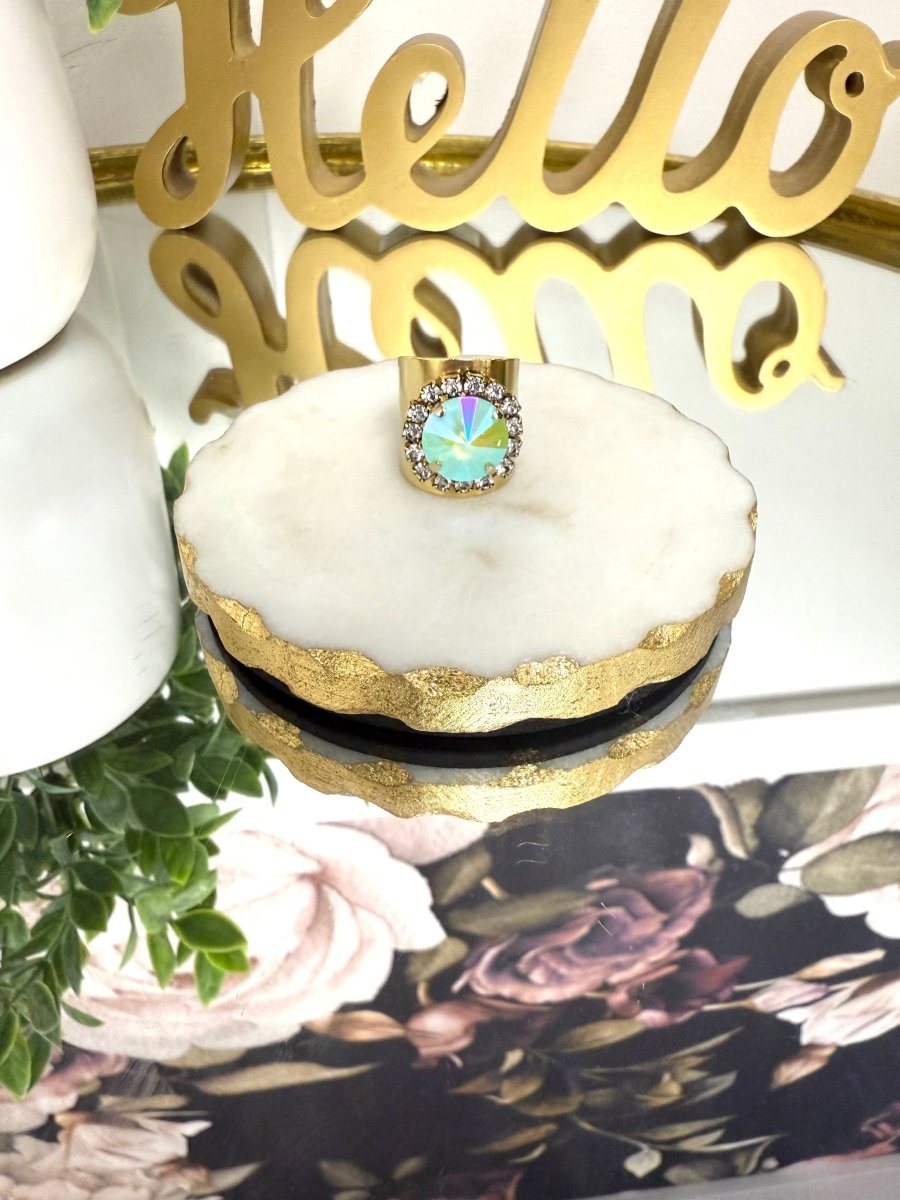 Tova Jacci Ring in Soft Mint Ignite Glacier Blue - Macoma Boutique310 Accessories/Jewelry
