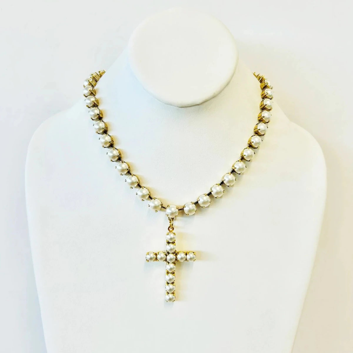Tova Mini Donatella Necklace In Pearls - Macoma Boutique310 Accessories/Jewelry