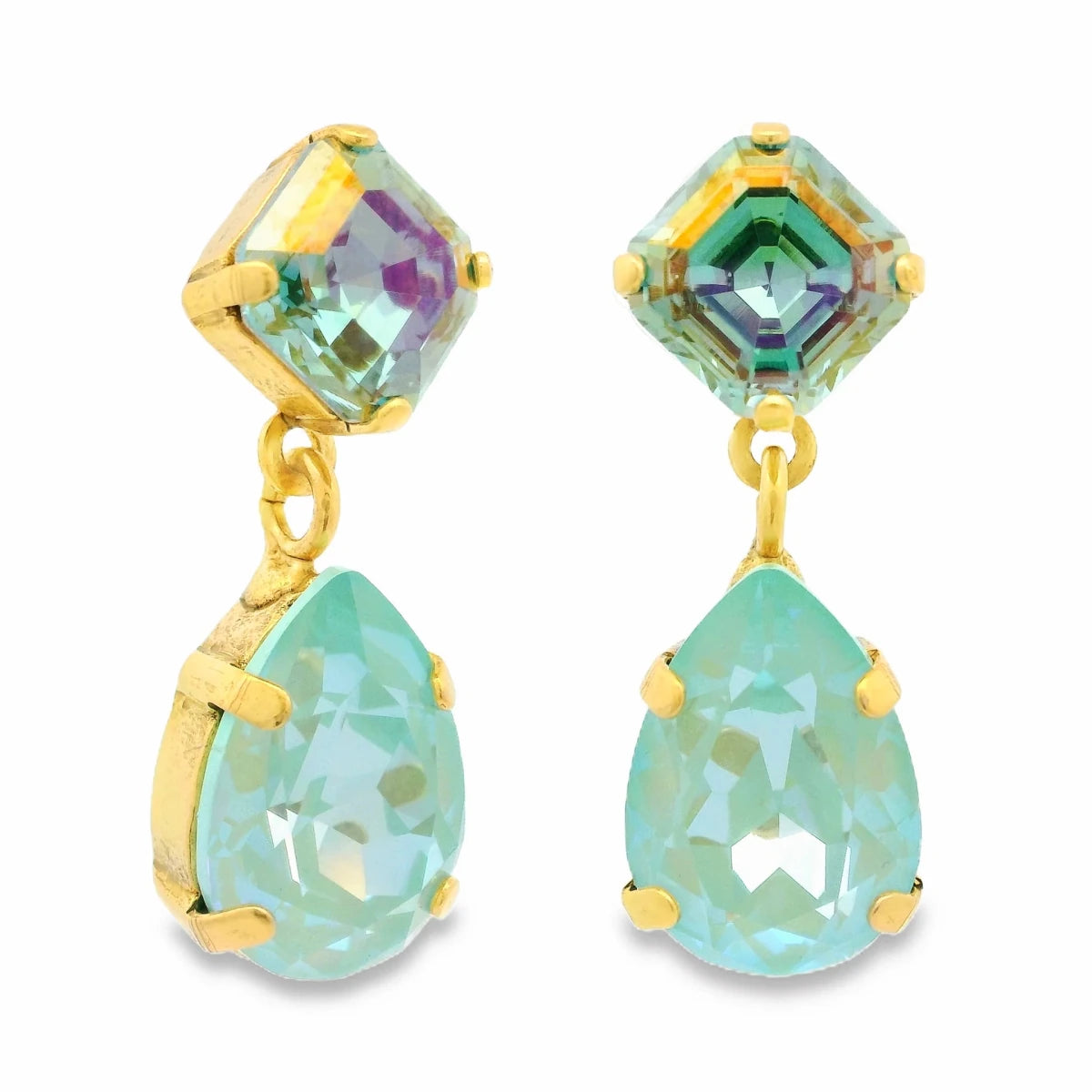 Tova Mini Estelle Earrings In Ultra Mint - Macoma Boutique310 Accessories/Jewelry