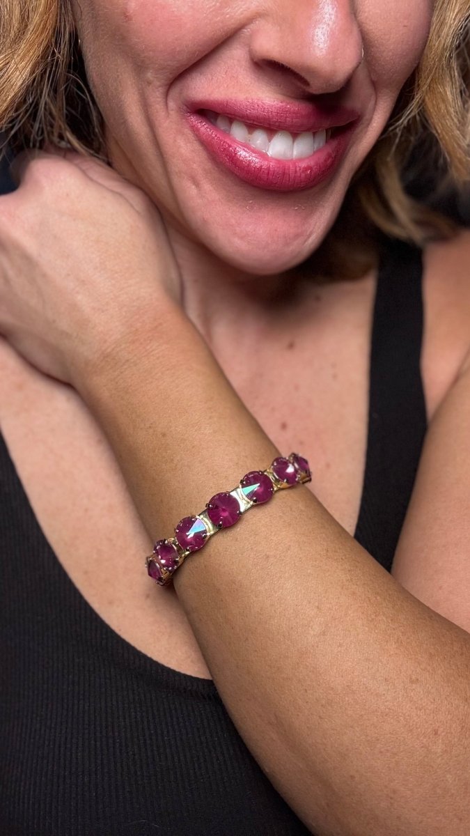 Tova Mini Keira Cuff In Orchid Ignite Purple Haze - Macoma Boutique310 Accessories/Jewelry