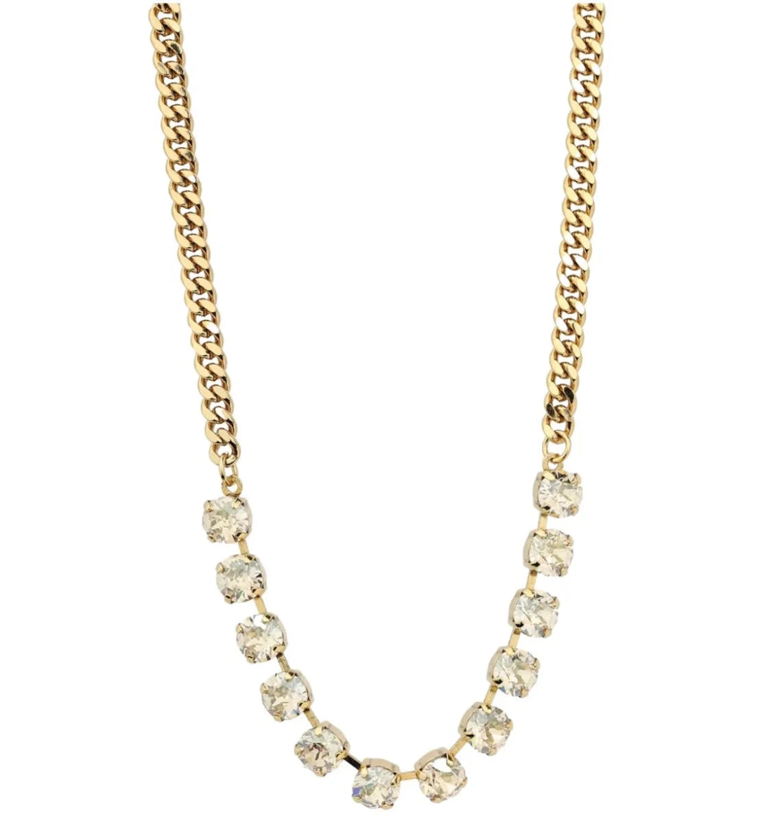 Tova Mini Oakland Necklace In Clear - Macoma Boutique310 Accessories/Jewelry