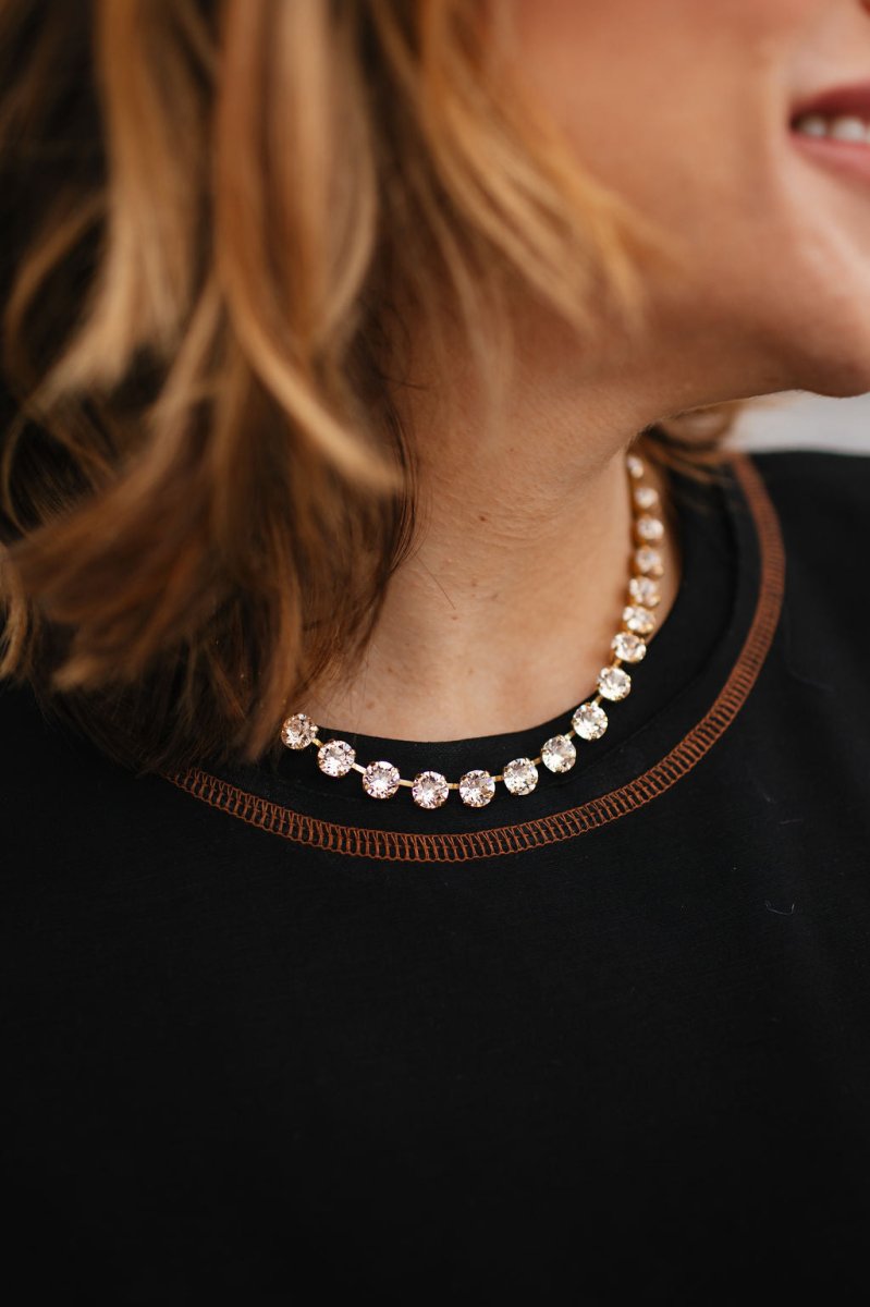 Tova Oakland Necklace In Caramel - Macoma Boutique310 Accessories/Jewelry