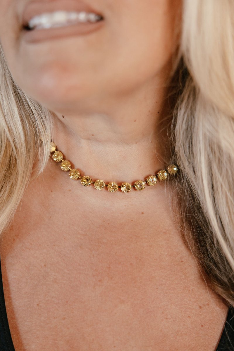 Tova Oakland Necklace In Jonquil Lemon - Macoma Boutique310 Accessories/Jewelry