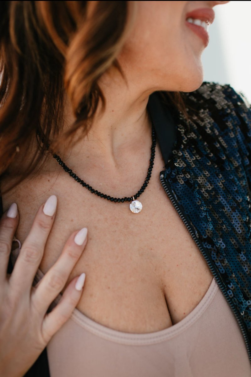 Tova Paige Necklace in Black - Macoma Boutique310 Accessories/Jewelry