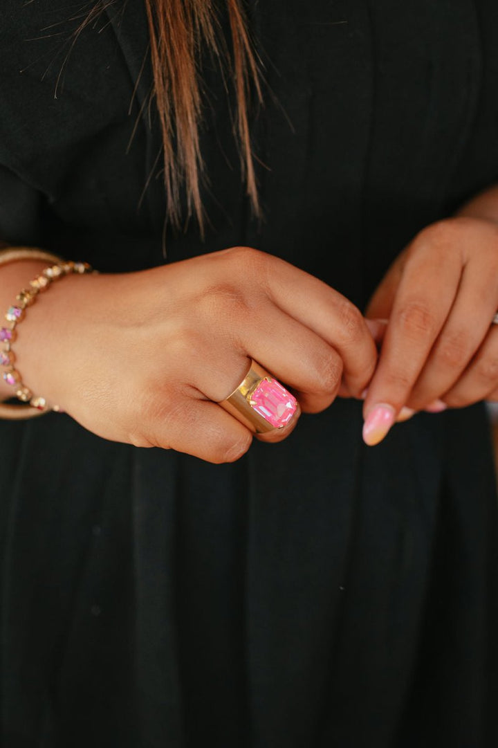 Tova Roddy Ring In Ultra Fuchsia Moon - Macoma Boutique310 Accessories/Jewelry