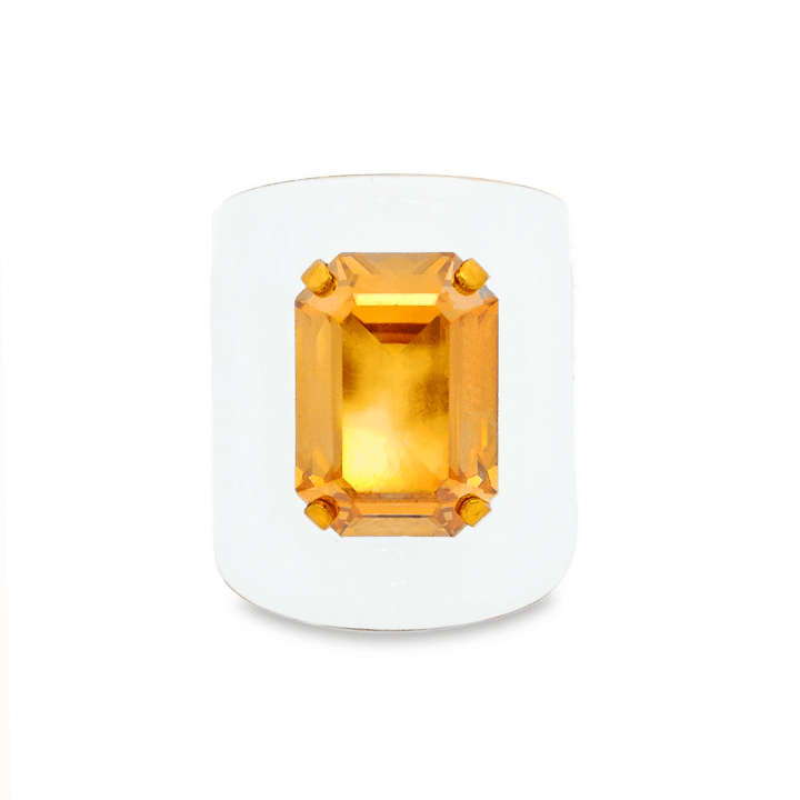 Tova Roddy Ring in White Enamel - Macoma Boutique555 Presales