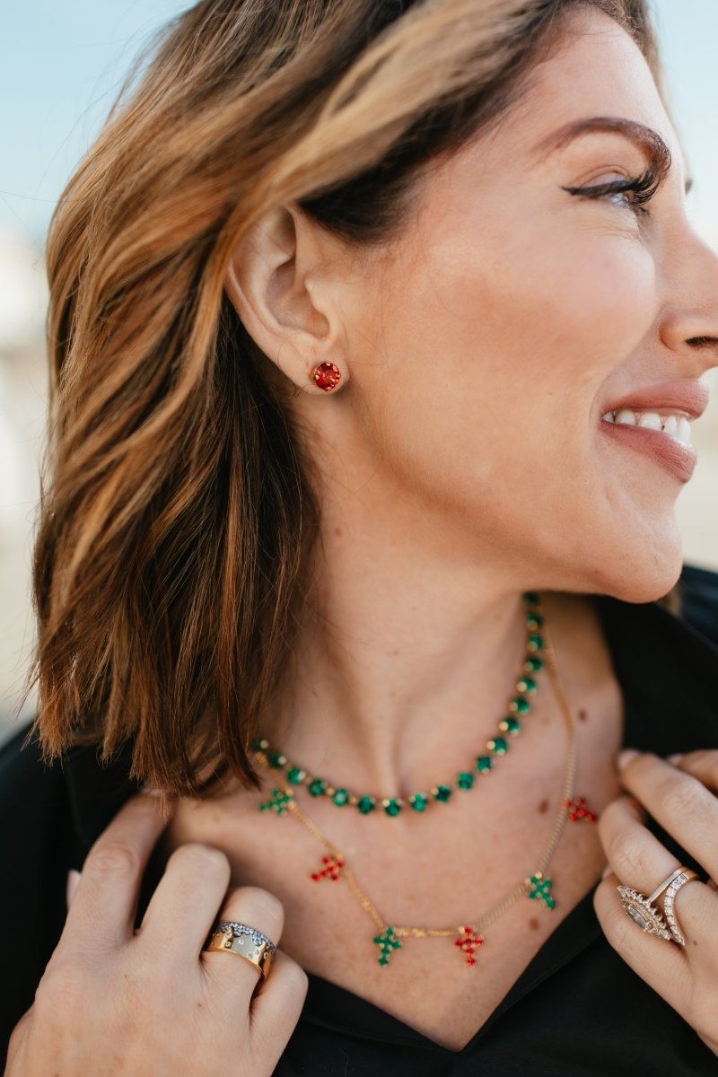 Tova Sarina Necklace in Emerald - Macoma Boutique310 Accessories/Jewelry